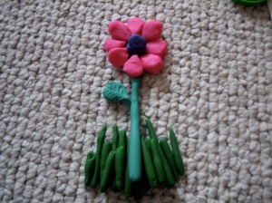 Play-Doh flower